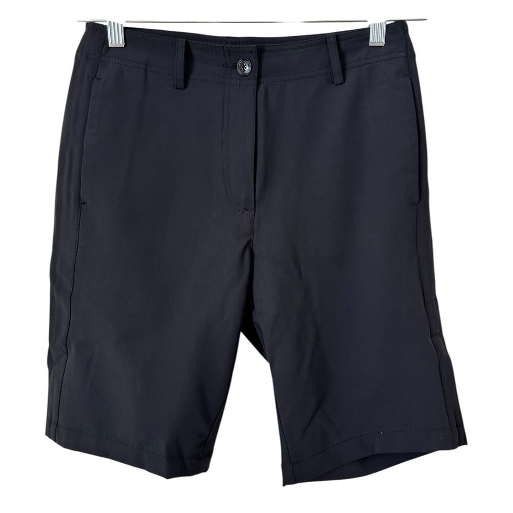 NWT Anatomie Aleya Bermuda Shorts Black Modest Twill Travel Women’s Size Small